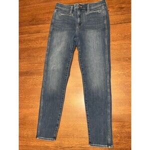 Madewell Jeans Women’s Size 29T Blue Denim Roadtripper Jeggings Skinny Stretch